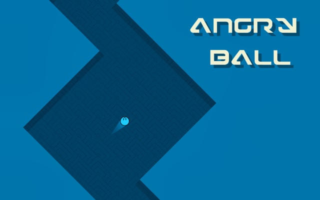 Angry Ball Zigzag Maze