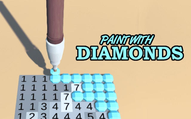 Paint with Diamonds - Diamond Art Game