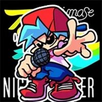 FNF Night Dancer but BF & GF Sing it Online Game