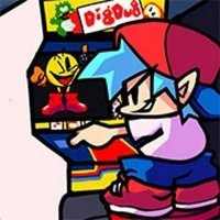 FNF Arcade World VS Pac-Man V2 Online Game