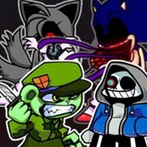 FNF: Darkness But Everyone Sings It Online Game