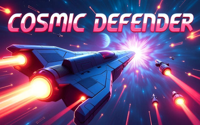 Cosmic Defender: Space Precision Fighter