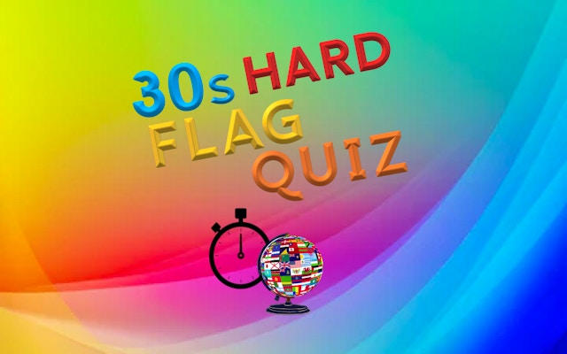 30s Hard Flag Quiz - Ultimate Flag Challenge