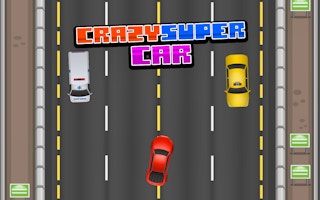 Crazy Super Car: Top-Down Driving Challenge