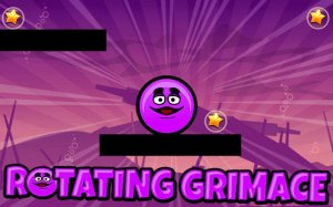 Rotating Grimace: A Puzzle Platformer Online Game